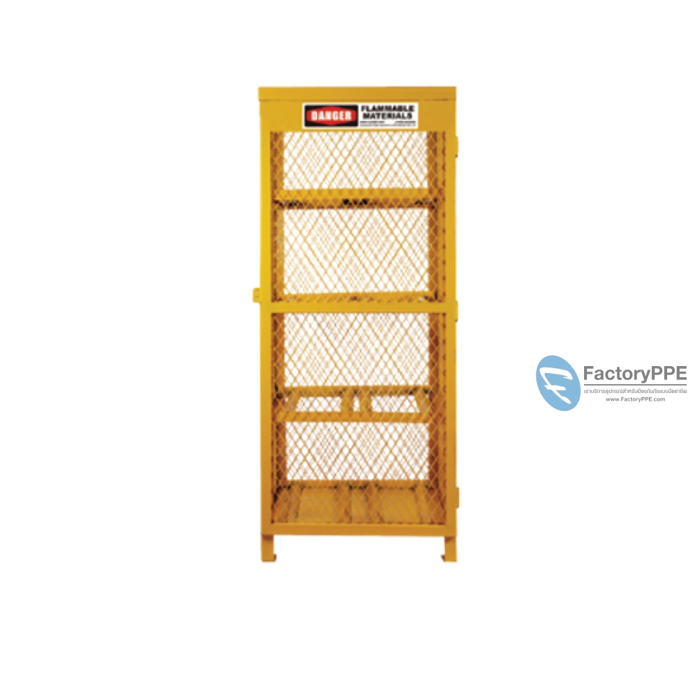 G2) #WA710208 : ถังเก็บถังแก๊ส Gas Cylinder Storage Cages Cylinder Type LPG Position Horizontal 8 Product Size(HxWxD/cm  180x76x76  SYSBEL (ไม่รวมสายดิน)