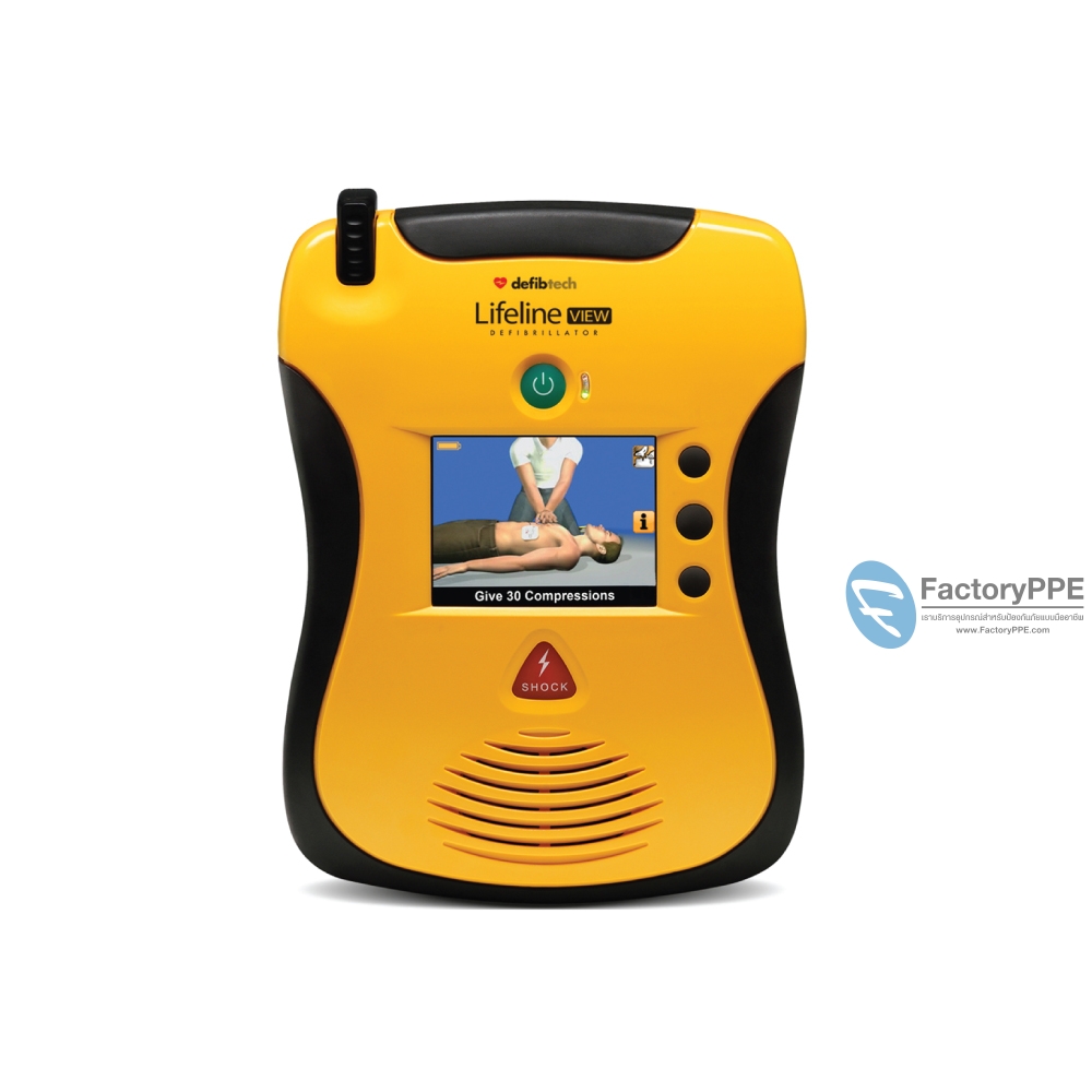 DEFIBTECH-AED #เครื่องกระตุ้นหัวใจด้วยไฟฟ้าชนิดอัตโนมัติ Lifeline View (Thai+English)